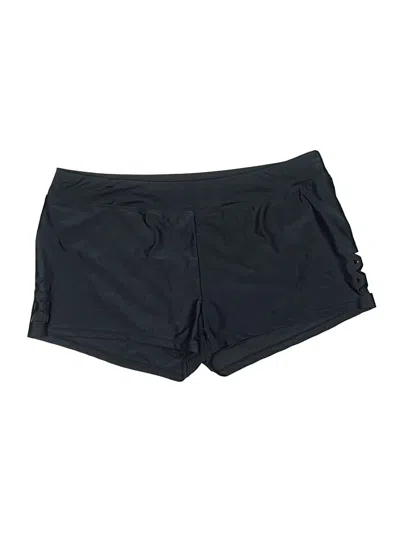Pre-owned Free Country Swimsuit Bottoms In Black