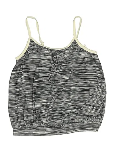 Pre-owned Free Country Swimsuit Top Gray Swimwear