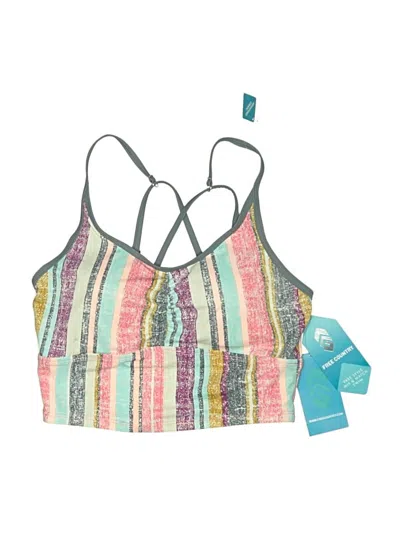 Free Country Swimsuit Top Pink Swimwear In Multi