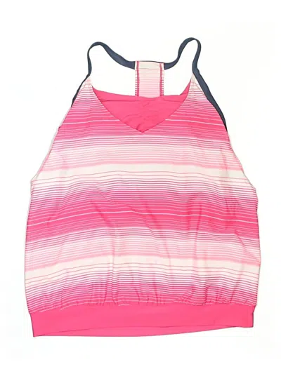 Pre-owned Free Country Swimsuit Top Pink Swimwear
