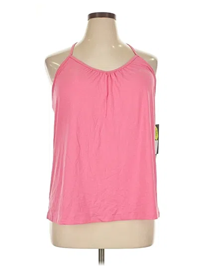 Free Country Tank Top Pink Halter Neckline Tops