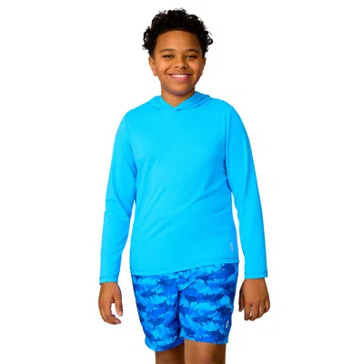 Free Country The Kids' Everybody Sunfree Upf Hoodie In Blue