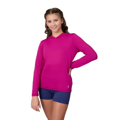 Free Country The Kids' Everybody Sunfree Upf Hoodie In Pink