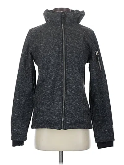 Pre-owned Free Country Track Jacket In Gray