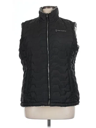 Pre-owned Free Country Vest In Black