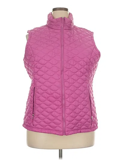 Pre-owned Free Country Vest In Pink