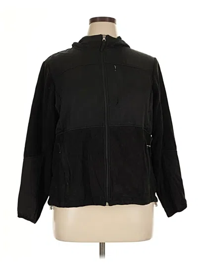 Pre-owned Free Country Windbreaker Jacket In Black