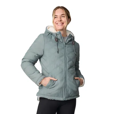 Free Country Women's Acadia Cloud Lite Reversible Jacket In Blue