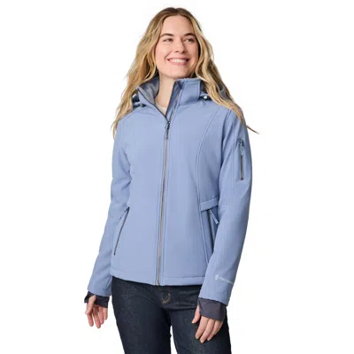 Free Country Women's Aeris Ii Super Softshell Jacket In Blue