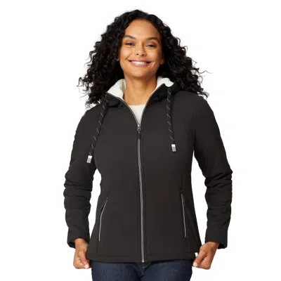 Free Country Women's Airloft Quilted Jacket In Black