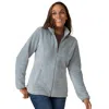 Free Country Womens Fleece Midweight Jacket In Gray