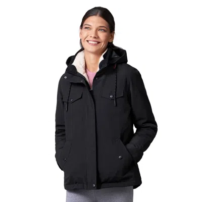 Free Country Women's Cascade Canvas 3-in-1 Systems Jacket In Black