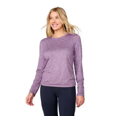 Free Country Women's Cloud Knit Crew Neck Top In Blue