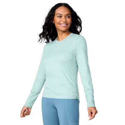 Free Country Women's Cloud Knit Crew Neck Top In Green