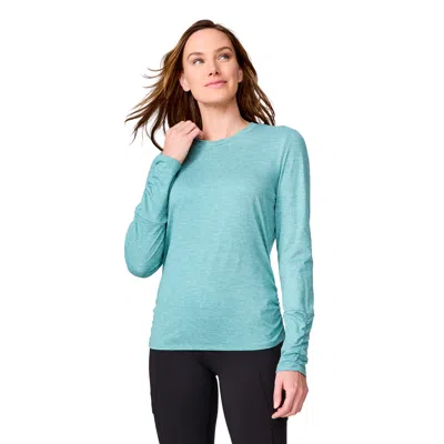Free Country Women's Cloud Knit Crew Neck Top In Pink