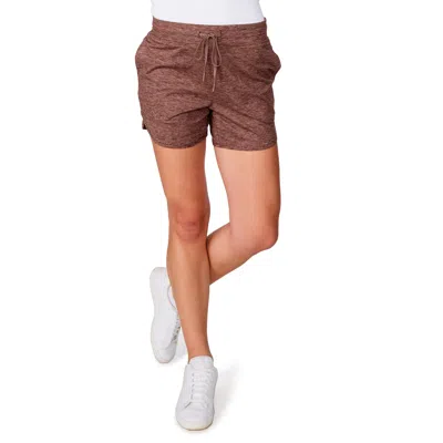 Free Country Women's Cloud Knit Shorts In Brown