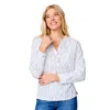 Free Country Women's Easy Breezy Long Sleeve Shirt In Multi