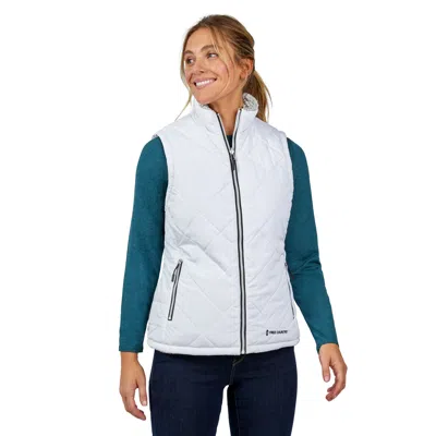 Free Country Women's Expedition Stratus Lite Reversible Vest In White
