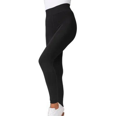 Free Country Women's Faux Fur Lined Legging In Black