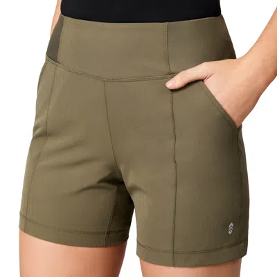 Free Country Women's Free 2 Explore Hybrid Short In Green