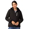Free Country Women's Freecycle Thermo Super Softshell Ii Jacket In Black