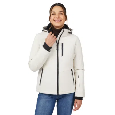 Free Country Women's Freecycle Thermo Super Softshell Ii Jacket In White