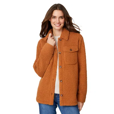 Free Country Women's High Pile Shacket In Multi