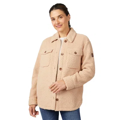 Free Country Women's High Pile Shacket In Neutral