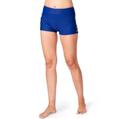Free Country Women's Laser Cut Boyshort In Blue