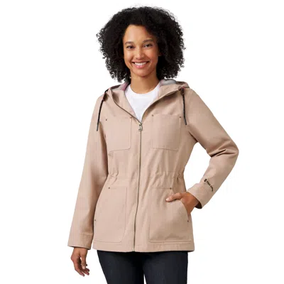 Free Country Women's Lightweight Cascade Canvas Jacket In Beige