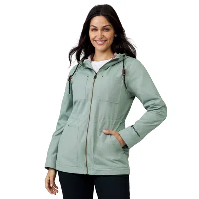 Free Country Women's Lightweight Cascade Canvas Jacket In Green