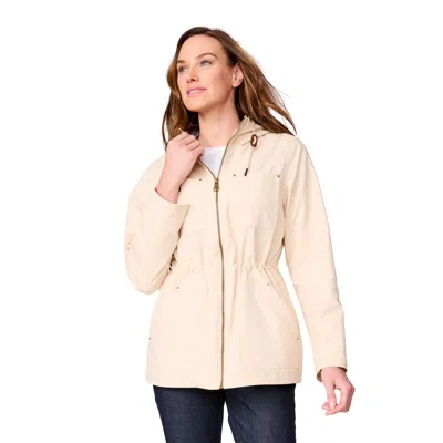 Free Country Women's Lightweight Cascade Canvas Jacket In White