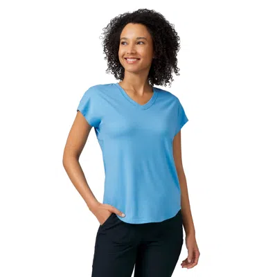 Free Country Women's Microtech Chill B Cool Tee In Blue