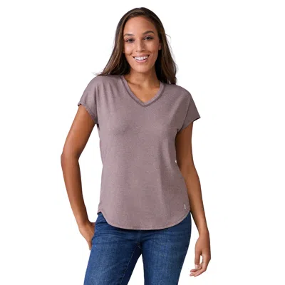 Free Country Women's Microtech Chill B Cool Tee In Brown