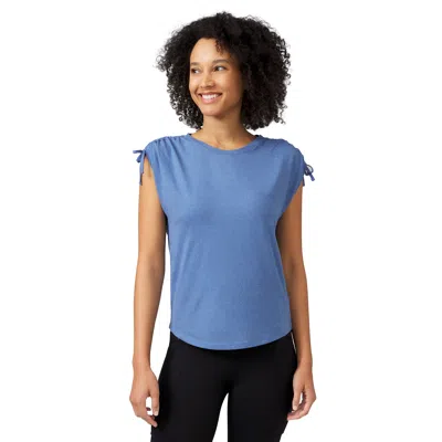 Free Country Women's Microtech Chill Dolman Sleeve Top In Blue