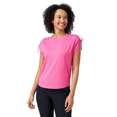 Free Country Women's Microtech Chill Dolman Sleeve Top In Pink