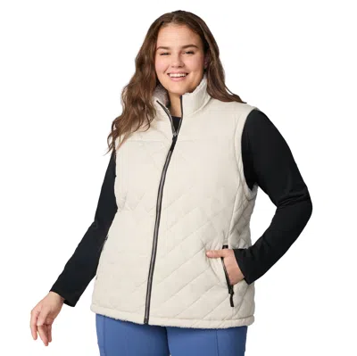 Free Country Women's Plus Size Expedition Ii Stratus Lite Reversible Vest In Neutral