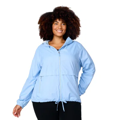 Free Country Women's Plus Size Outland Windshear Jacket In Grey