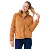 Free Country Women's Sherpa Butter Pile Jacket In Multi