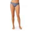 FREE COUNTRY WOMEN'S SIDE RUCHED BIKINI BOTTOM