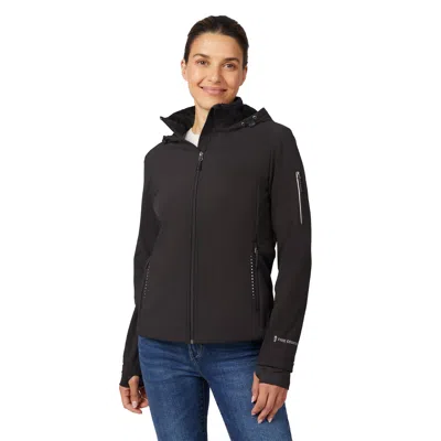 Free Country Women's Stormtech Super Softshell Jacket In Black