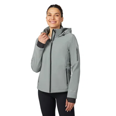Free Country Women's Stormtech Super Softshell Jacket In Gray