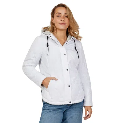 Free Country Women's Stratus Lite Reversible Jacket In White