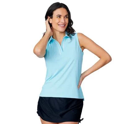 Free Country Women's Sunfree Sleeveless Top In Blue