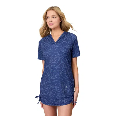 Free Country Women's Sunfree Upf Dress In Blue