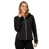 Free Country Women's Aeris Ii Super Softshell Jacket In Black