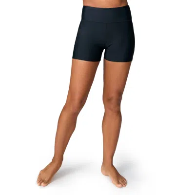 Free Country Women's Swim Biker Short In Black