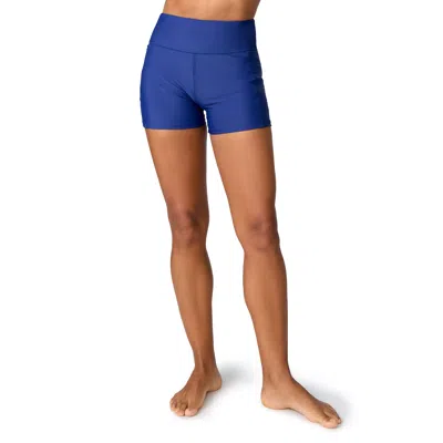 Free Country Women's Swim Biker Short In Blue