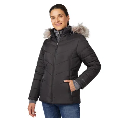 Free Country Women's Unstoppable Ii Poly Air Touch Jacket In Black