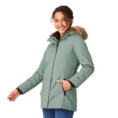 Free Country Women's Vanguard Ii Parka Jacket In Green